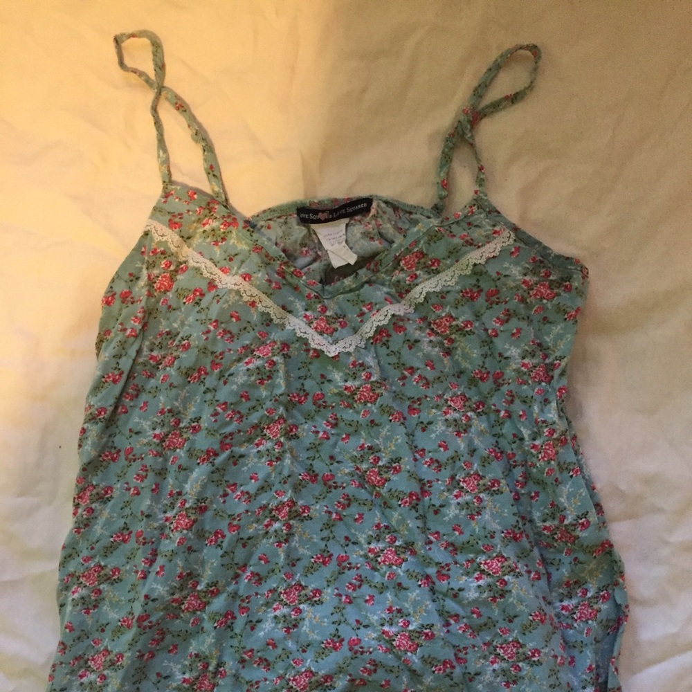 Floral tank top