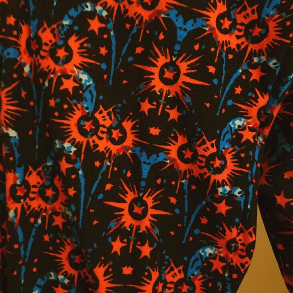 Lularoe TC Leggings- fireworks! - Picture 4 of 4