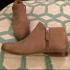Franco Sarto Kingston Pointed Toe Leather Bootie