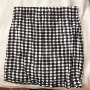 Gingham skirt