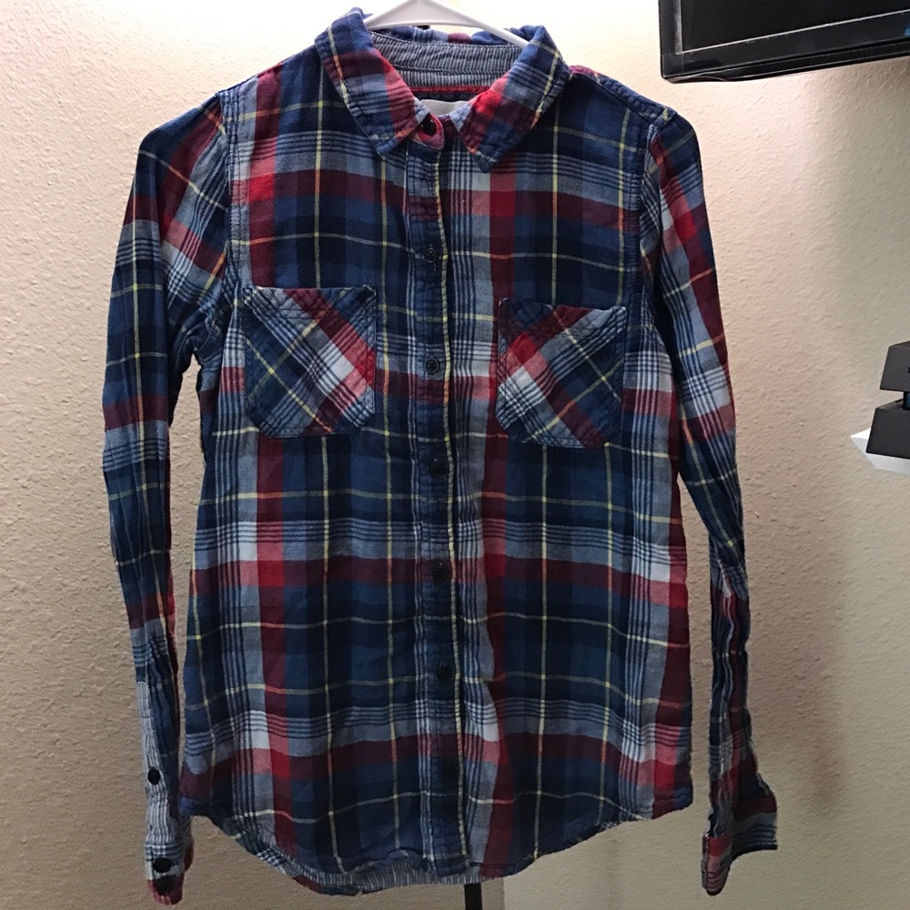 Forever 21 Plaid Button Down