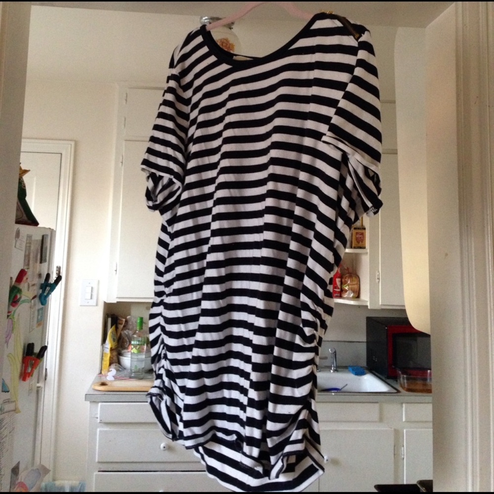 Michael Kors scrunched t shirt