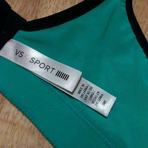 VSX Sport Bra Turquoise 34C - Picture 4 of 4