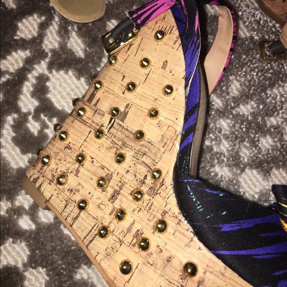 Penny💗Kenny multi colored wedges - Picture 3 of 6