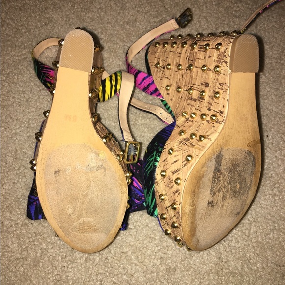 Penny💗Kenny multi colored wedges - Picture 4 of 6