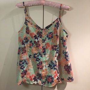 Floral flowy Forever 21 tank