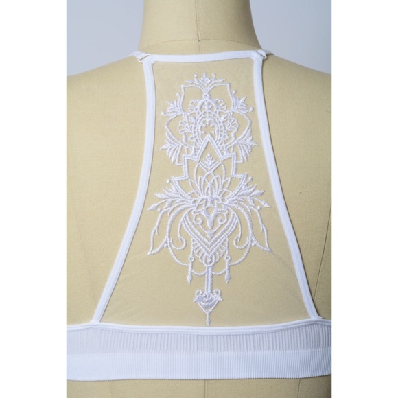 Just In- Tattoo Mesh Racerback Bralette - Picture 3 of 4