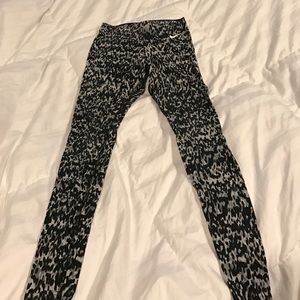 NWOT Nike Fleece Cheetah Leggings