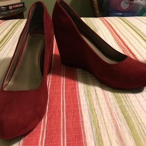 Fergalicious Red Wedges by Fergie