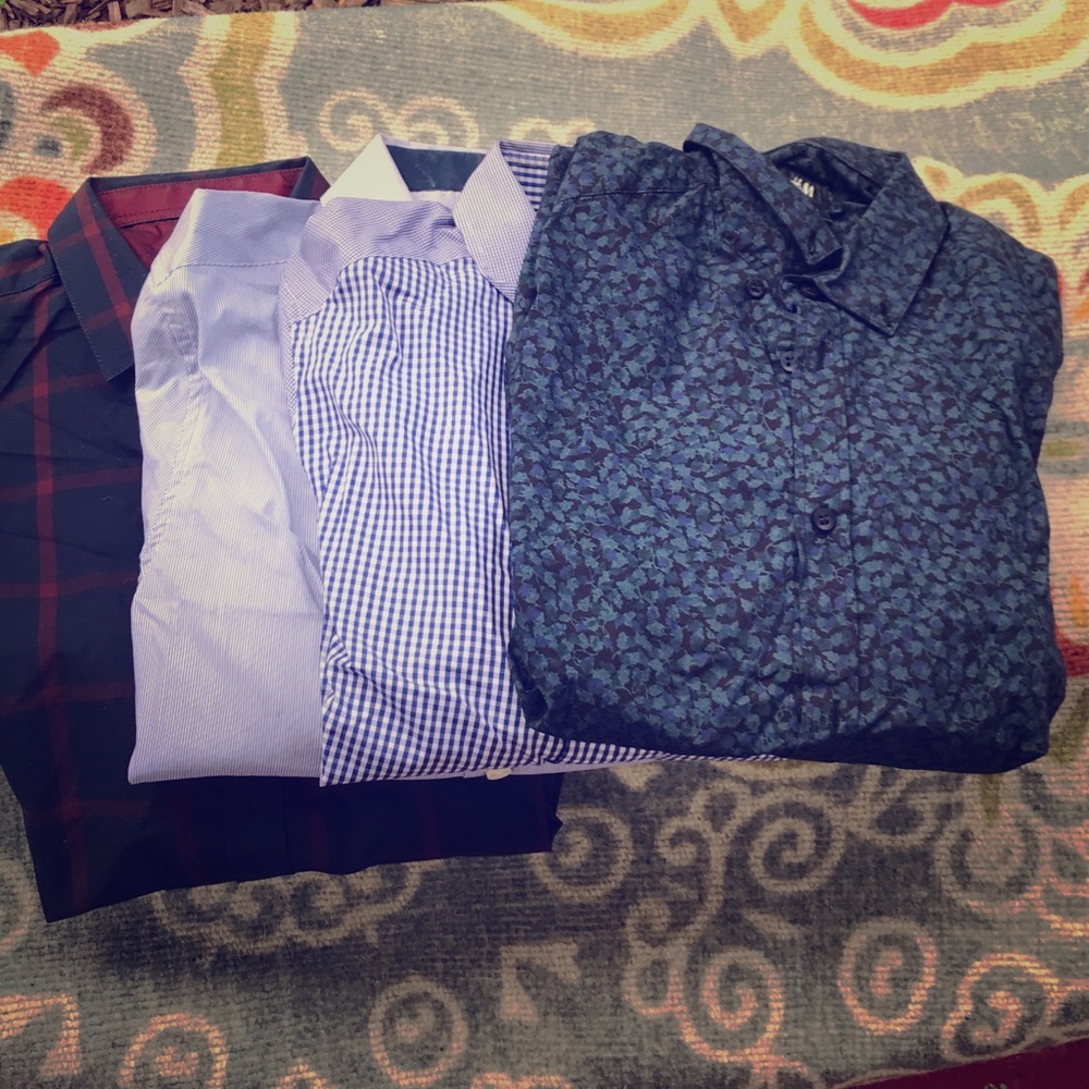 Men's dress shirts (set of 4)