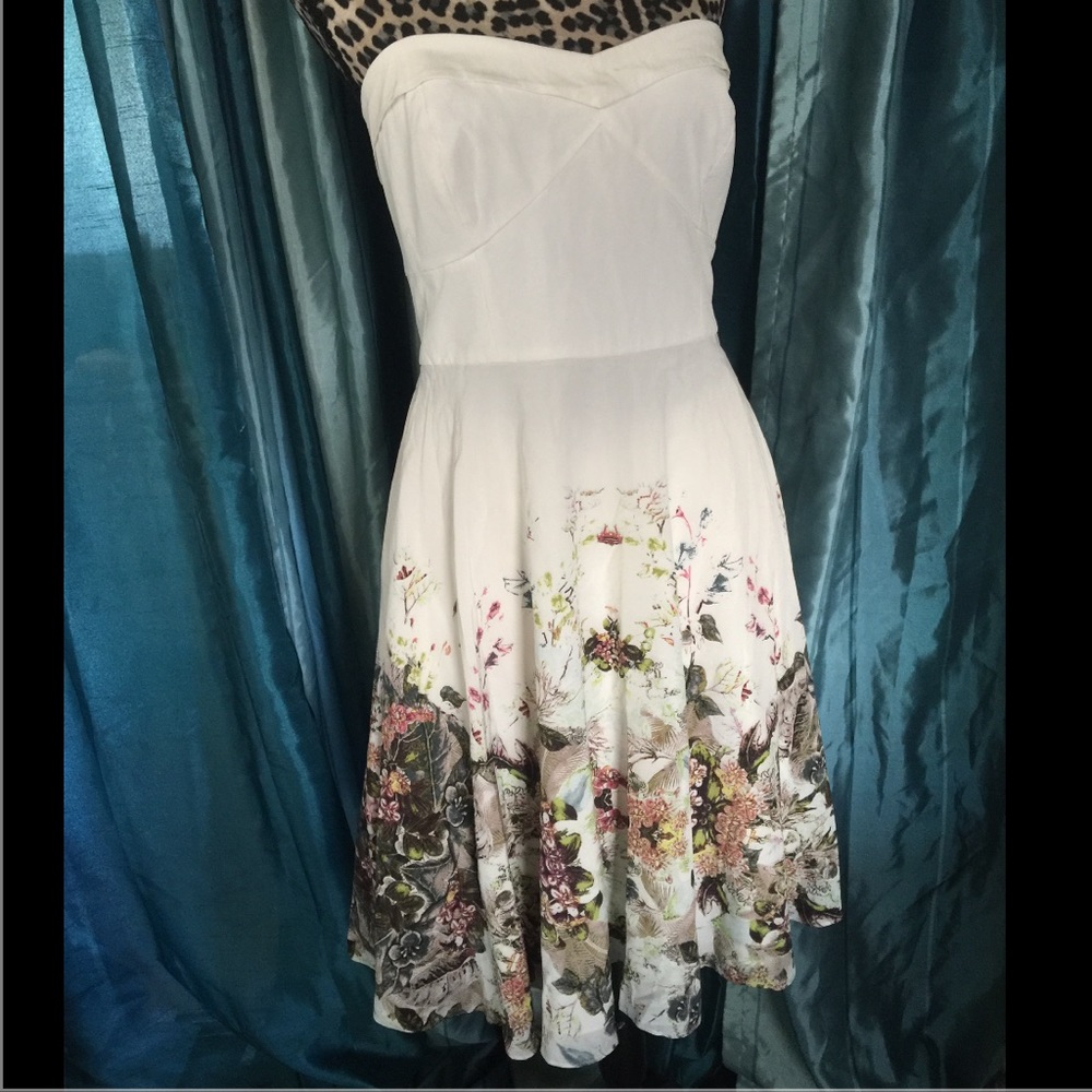 Karen Millen size 12 sleeveless multicolor dress