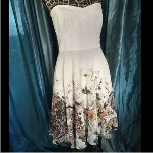 Karen Millen size 12 sleeveless multicolor dress