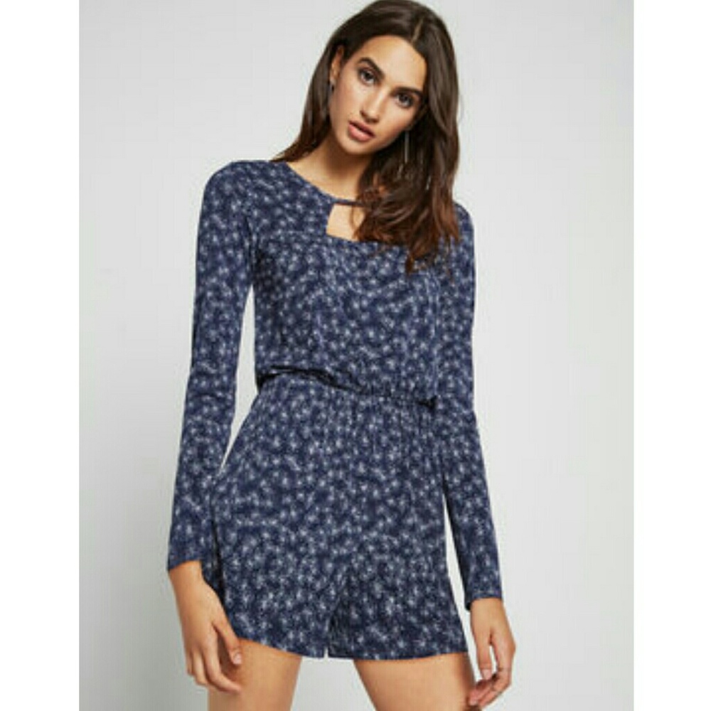 Floral print romper