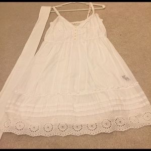 EUC White Abercrombie & Fitch Dress.