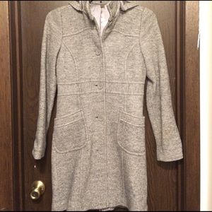 Gray long coat