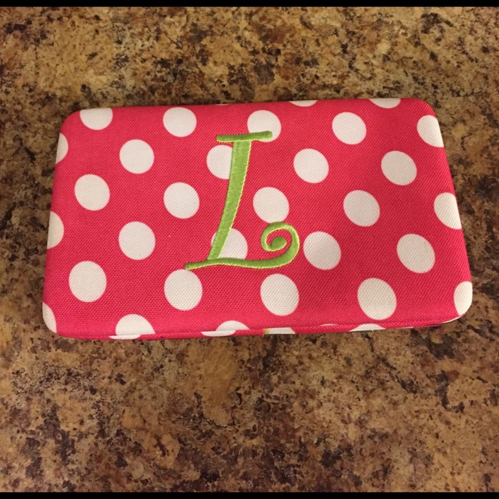 Pink and Green Wallet