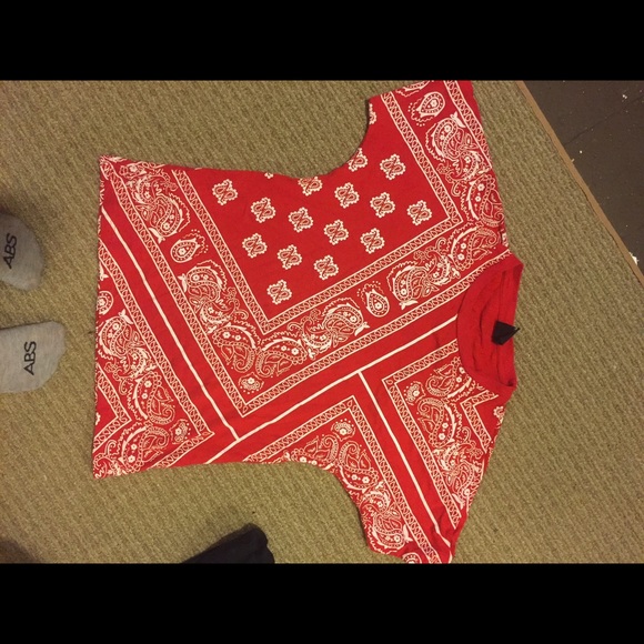 Red Bandanna Tee - Shirt - Picture 1 of 3