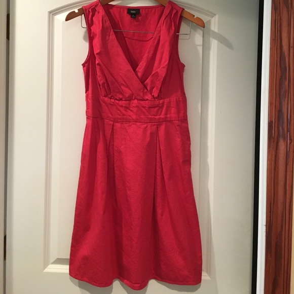 Classic Hot Pink Empire Waist Dress - Picture 1 of 4