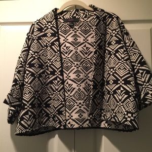 Tribal Aztec Cropped Blazer