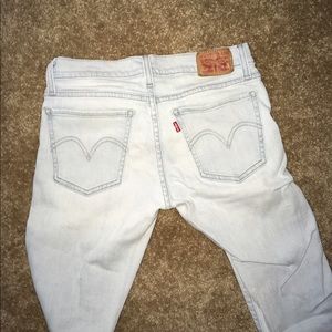 Levi's 601 pin skinny, light wash