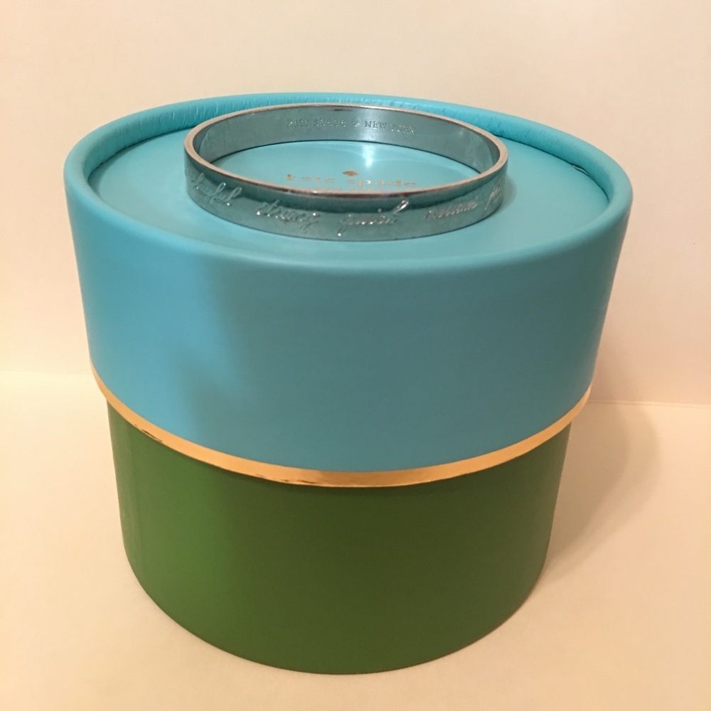 Kate Spade Silver Idiom Bangle Bracelet