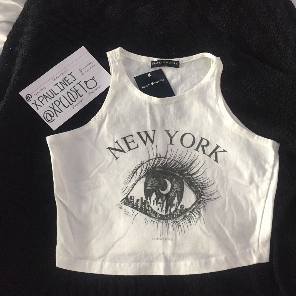 💔✖️SOLD✖️💔 Brandy Melville new york eye tank top