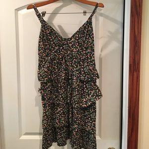 Sweet Floral Ruffle Sundress