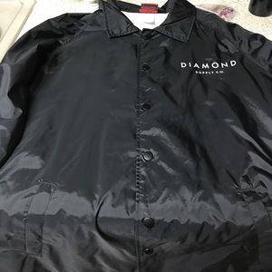 Diamond bomber/windbreaker SZ L WORN 1X