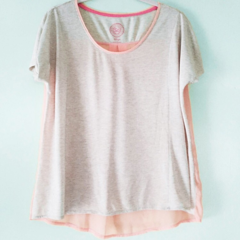 Flowy and Airy Teasingly Sheer Back Top