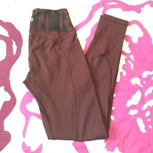 Maroon Lululemon Tights 💖