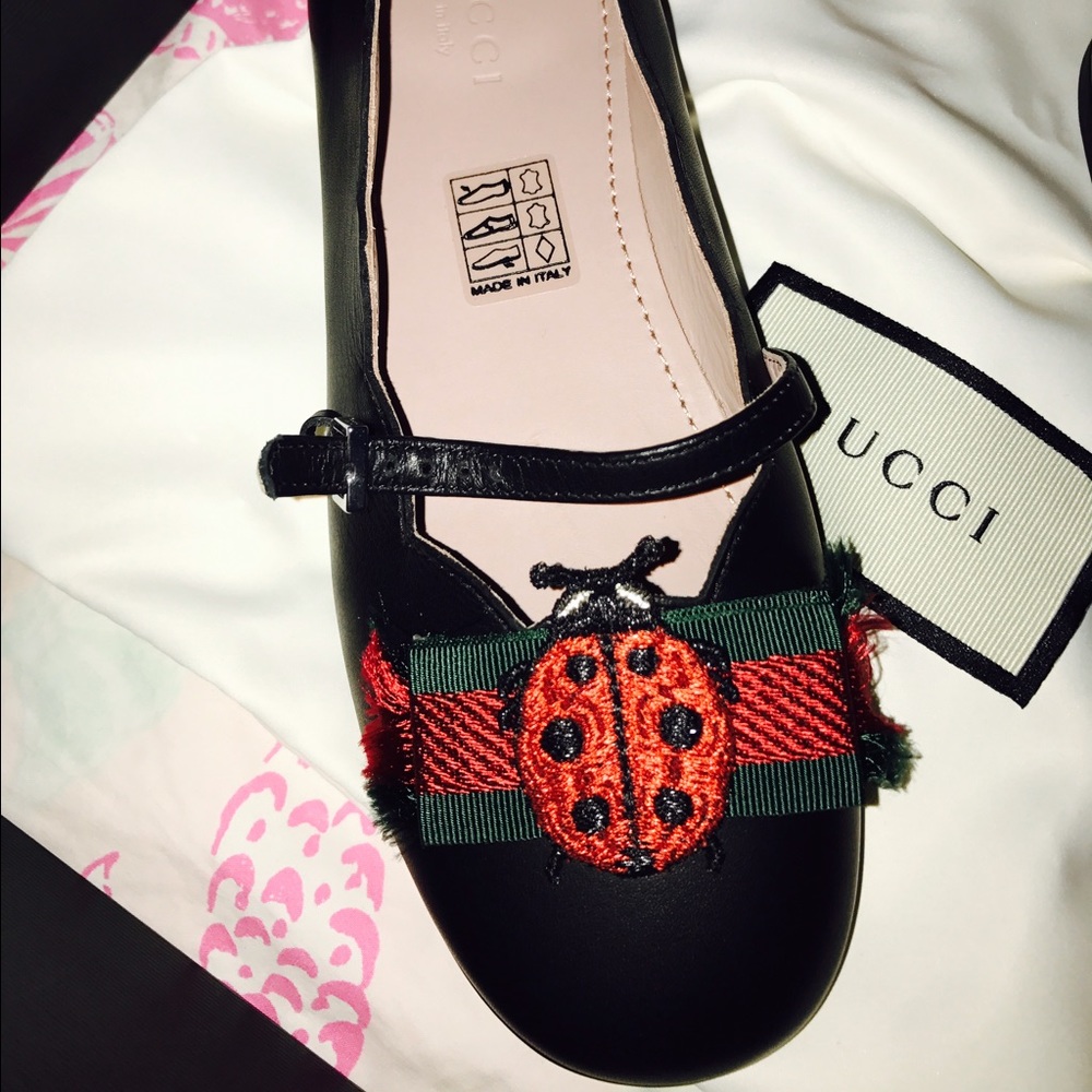 Gucci Children's Lady bug flats