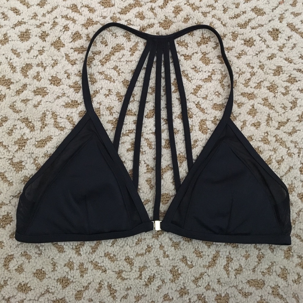 Topshop mesh border bikini