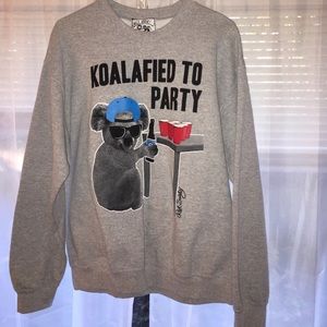 "Koala"fired to party sweatshirt