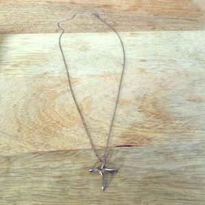 Tiffany & Co. silver cross necklace