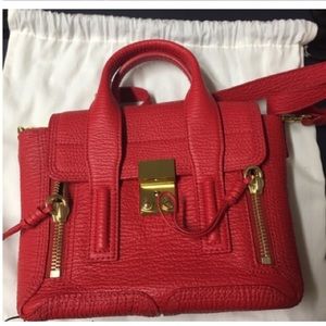 3.1 Phillip Lim bag red&gold small size