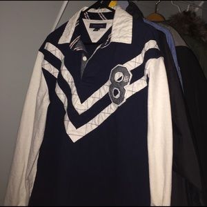 Tommy Hilfiger Rugby Size Mens Large (L) NAVY
