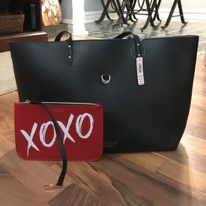 NWT large Victoria's Secret tote with wallet!
