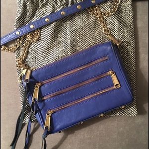 Rebecca Minkoff cobalt blue cross body bag