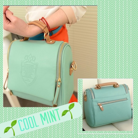 Handbags - 🇬🇧 Mint Green Retro British Style Handbag 🇬🇧