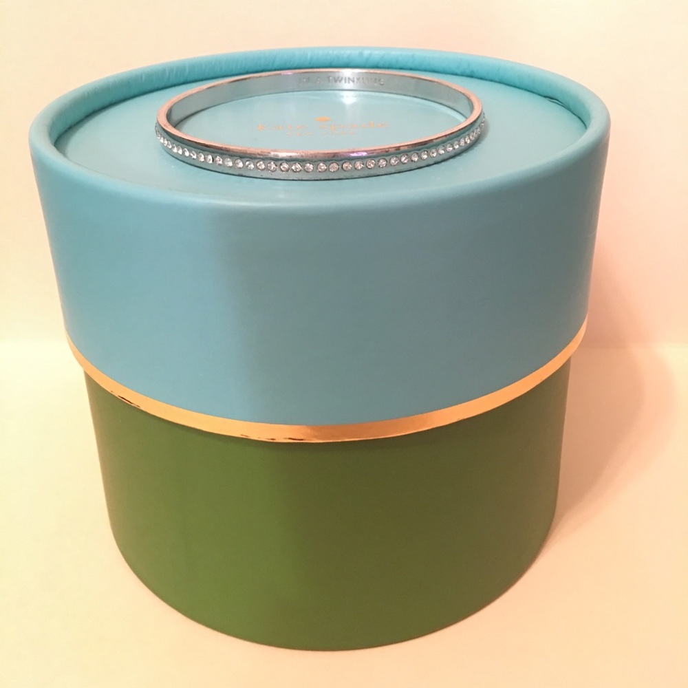 Kate Spade Silver Idiom Bangle Bracelet