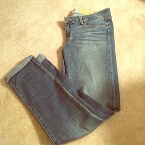 Paige cropped ankle jeans