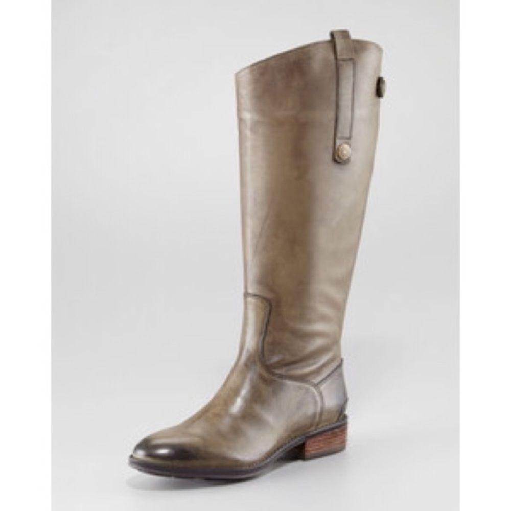 Sam Edelman Penny Leather Boots-olive