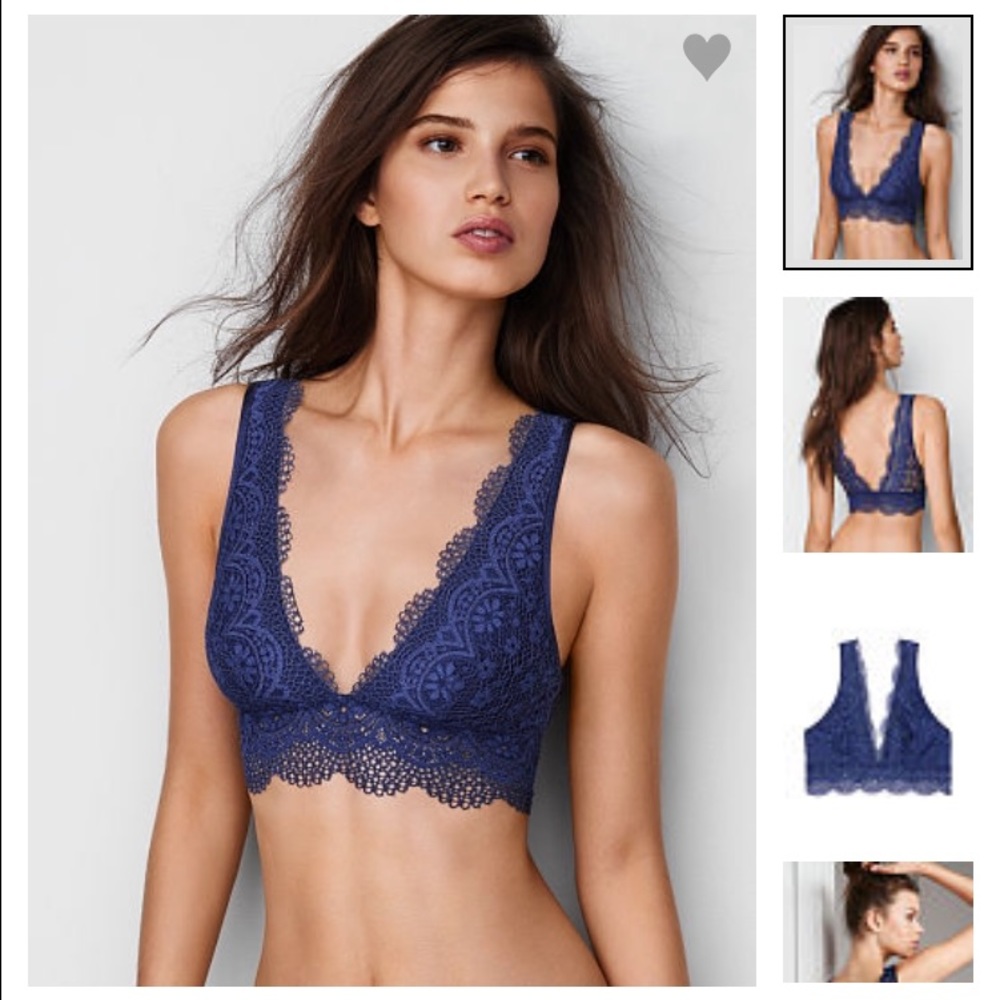 VS long line plunge bralette