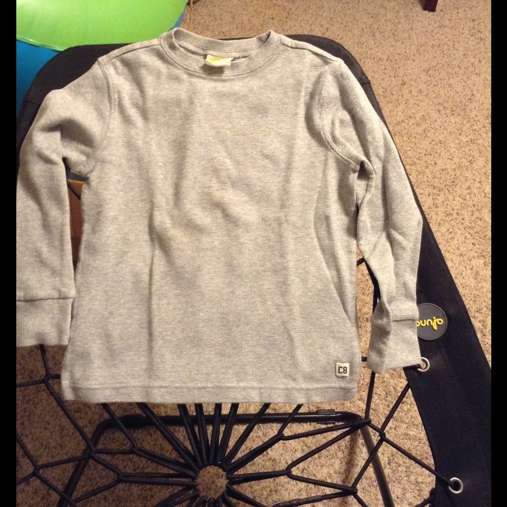 Boys Gray long sleeve thermal