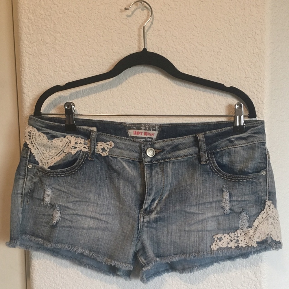 Denim shorts