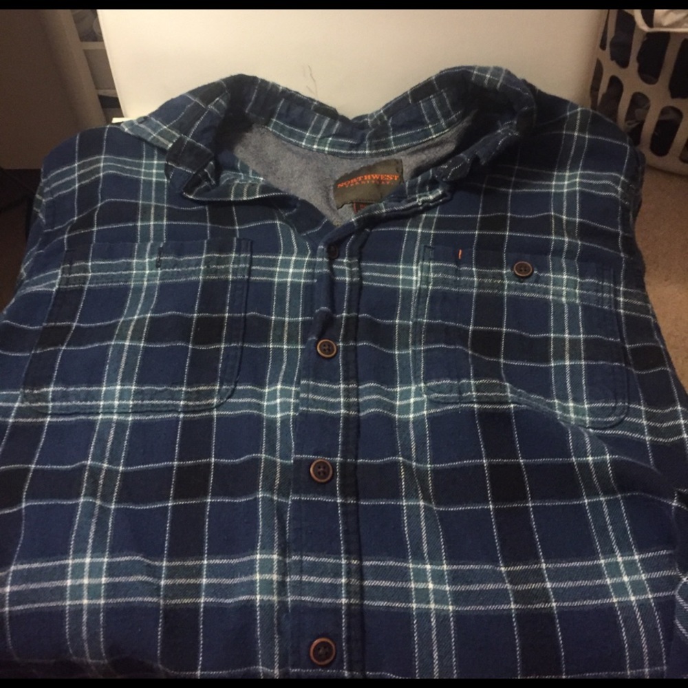 Blue and Green Flannel