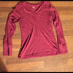 Maroon long sleeve
