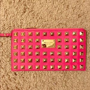 Michael Kors Leather Zinnia Gold
