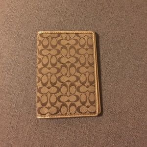 Coach passport holder