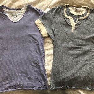 Scotch & Soda lot of two tshirts striped sailor